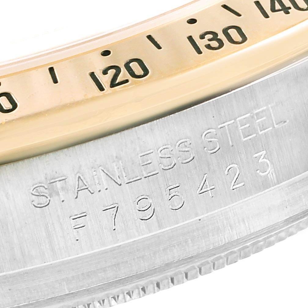Rolex Daytona Stahl Gelbgold Schiefer Zifferblatt Chronograph Herrenuhr 116523 im Angebot 4