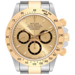 Rolex Daytona Steel Yellow Gold Zenith Movement Mens Watch 16523