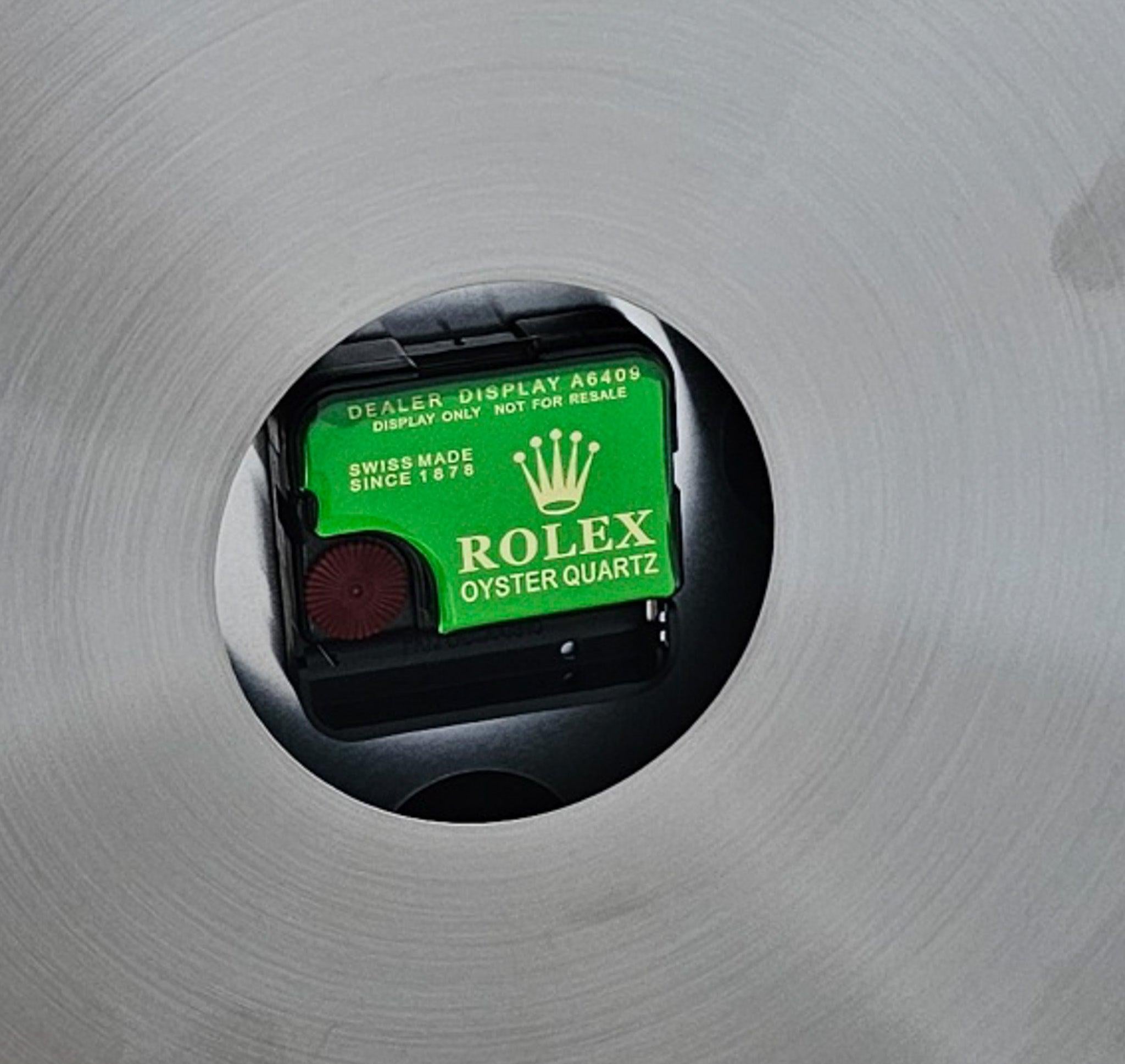 Rolex DAYTONA Store Display Wall Clock in Stainless Steel And Enamel 3