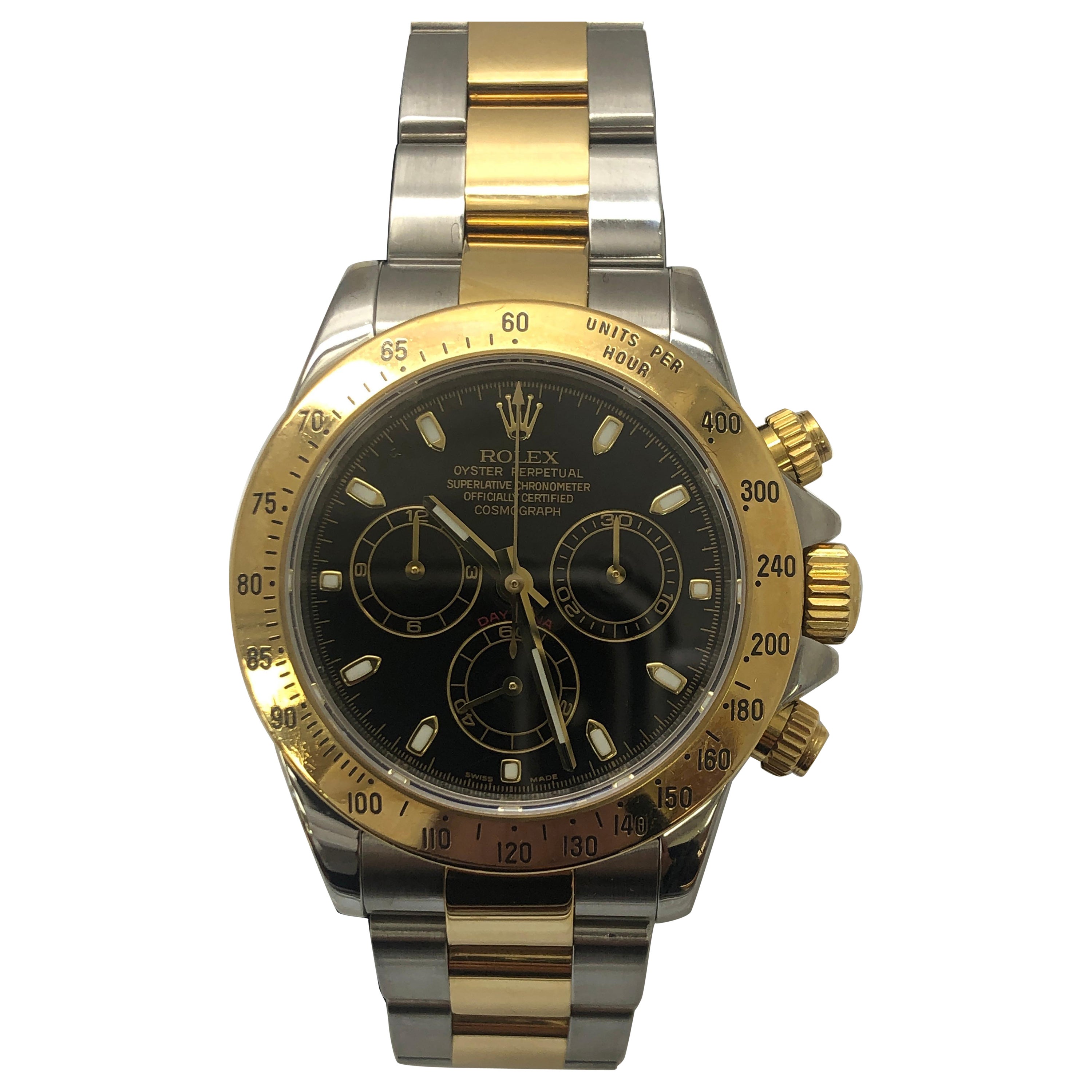 Reloj de caballero Rolex Daytona Two Tone 2008 Mint en venta