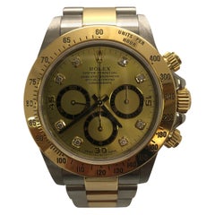 Reloj Rolex Daytona Esfera Diamante Dos Tonos Hombre
