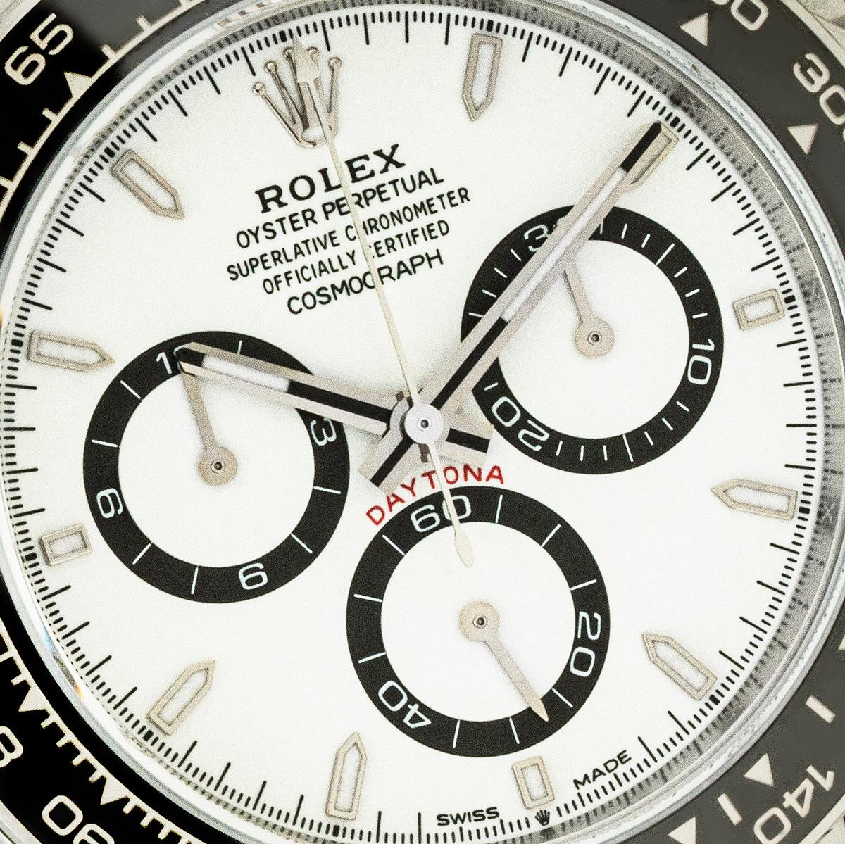 Rolex Daytona White Dial 126500LN In New Condition For Sale In London, GB