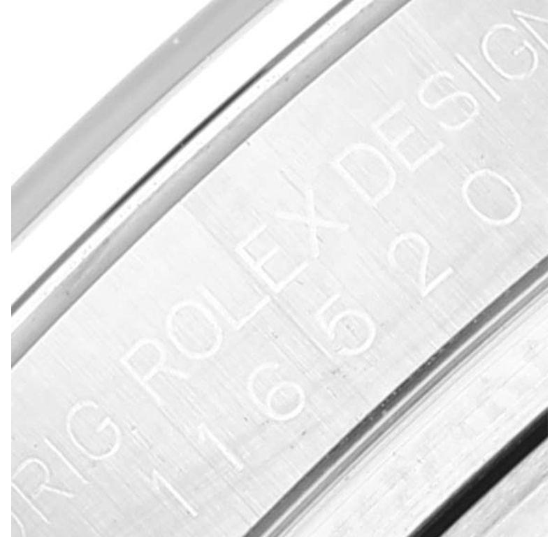 Men's Rolex Daytona White Dial Chronograph Steel Mens Watch 116520 Box Card