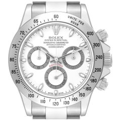 Rolex Daytona White Dial Chronograph Steel Mens Watch 116520
