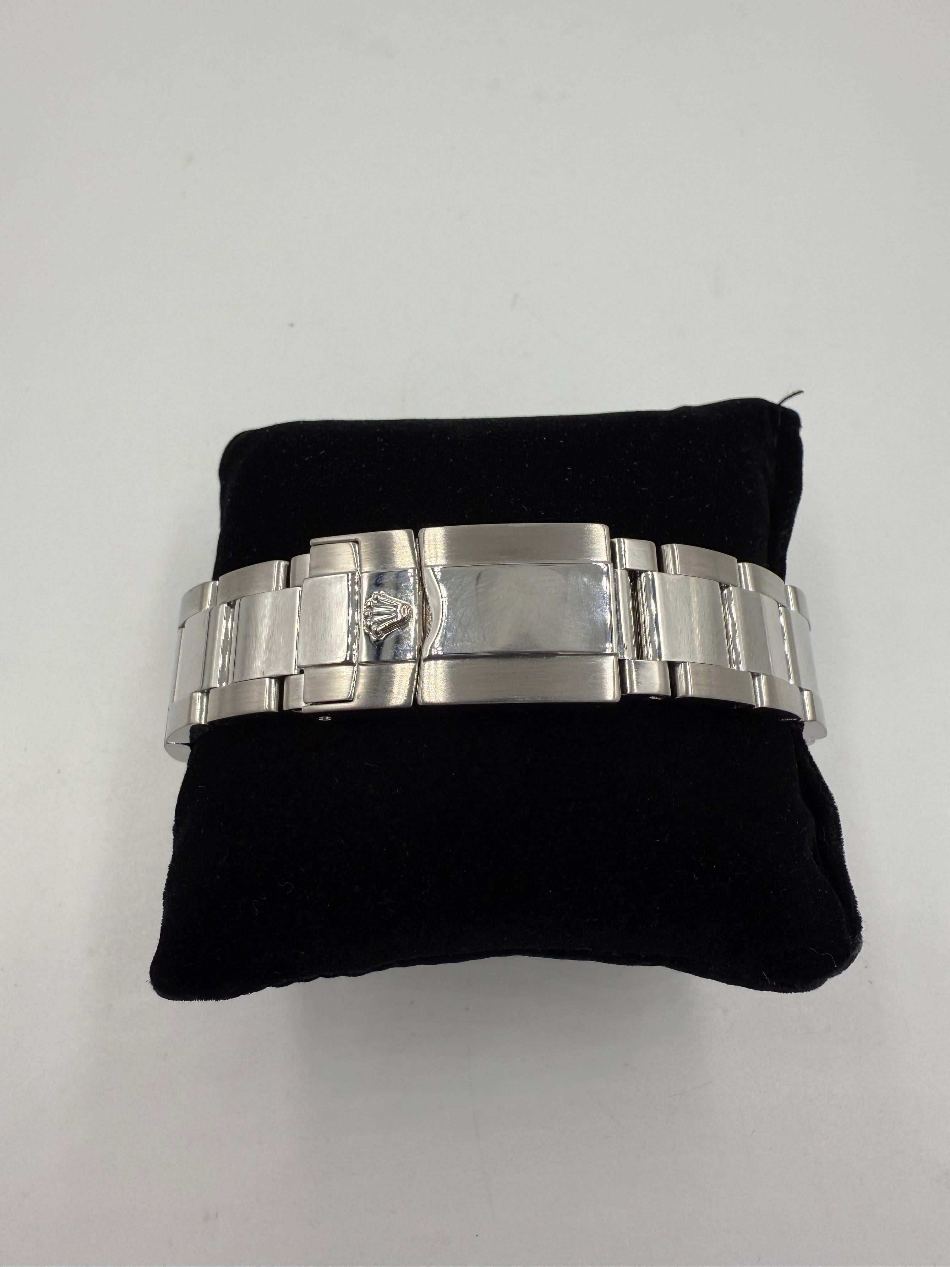 Reloj de pulsera Rolex Daytona de acero inoxidable con esfera blanca 116520 en venta 4