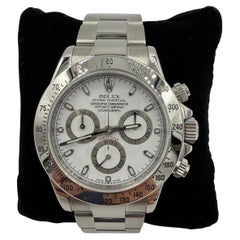 Rolex Daytona White Dial Stainless Steel Wristwatch 116520 Rolex Daytona White Dial Stainless Steel Wristwatch 116520