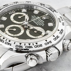 Rolex Daytona Oro Bianco Quadrante Nero Diamante 116509