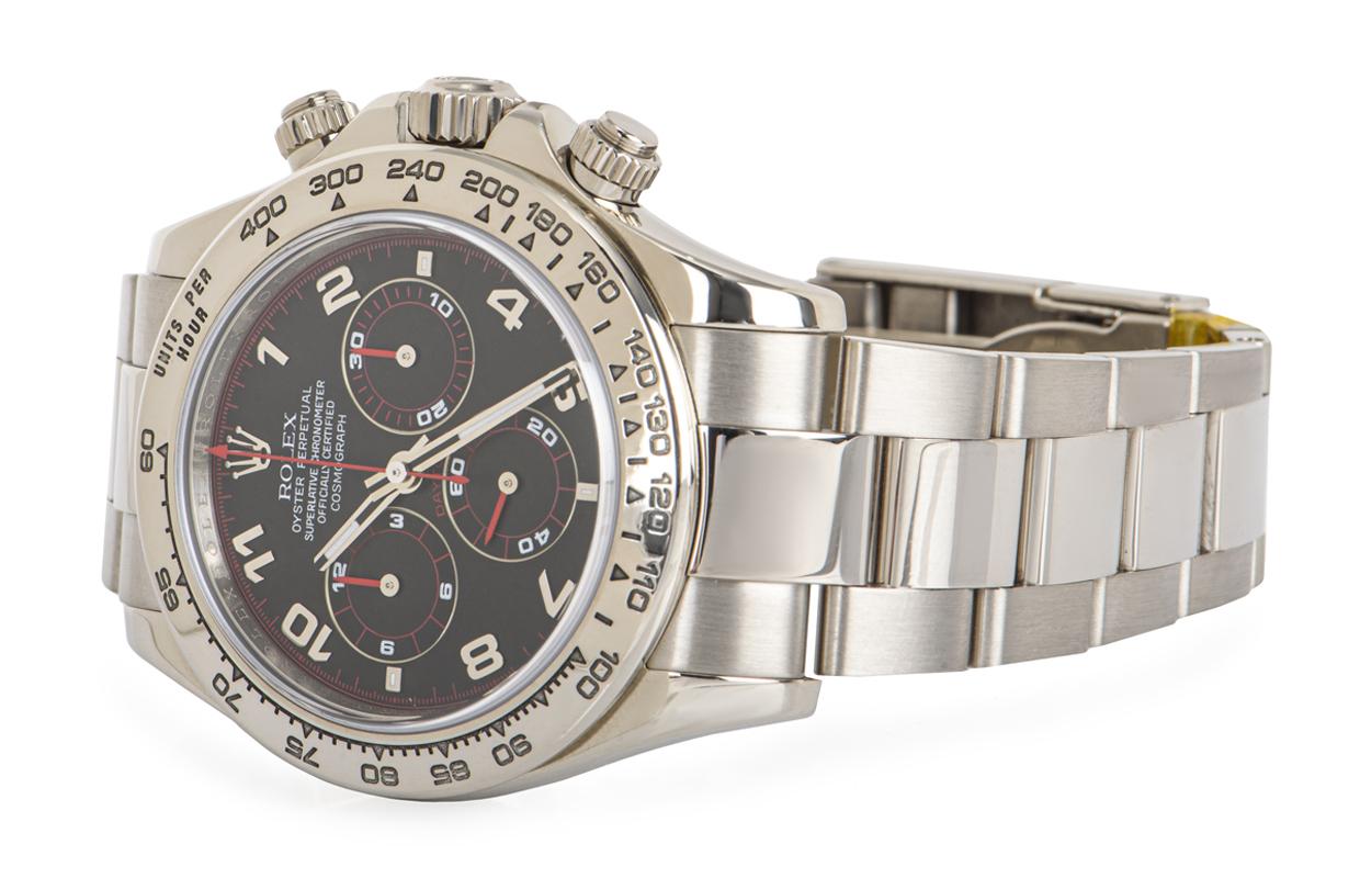 Men's Rolex Daytona White Gold Racing Dial 116509