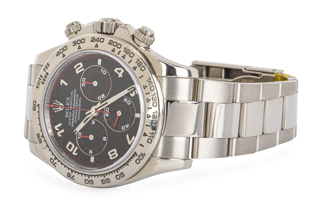 Rolex Daytona Montre de course en or blanc 116509 en vente 3