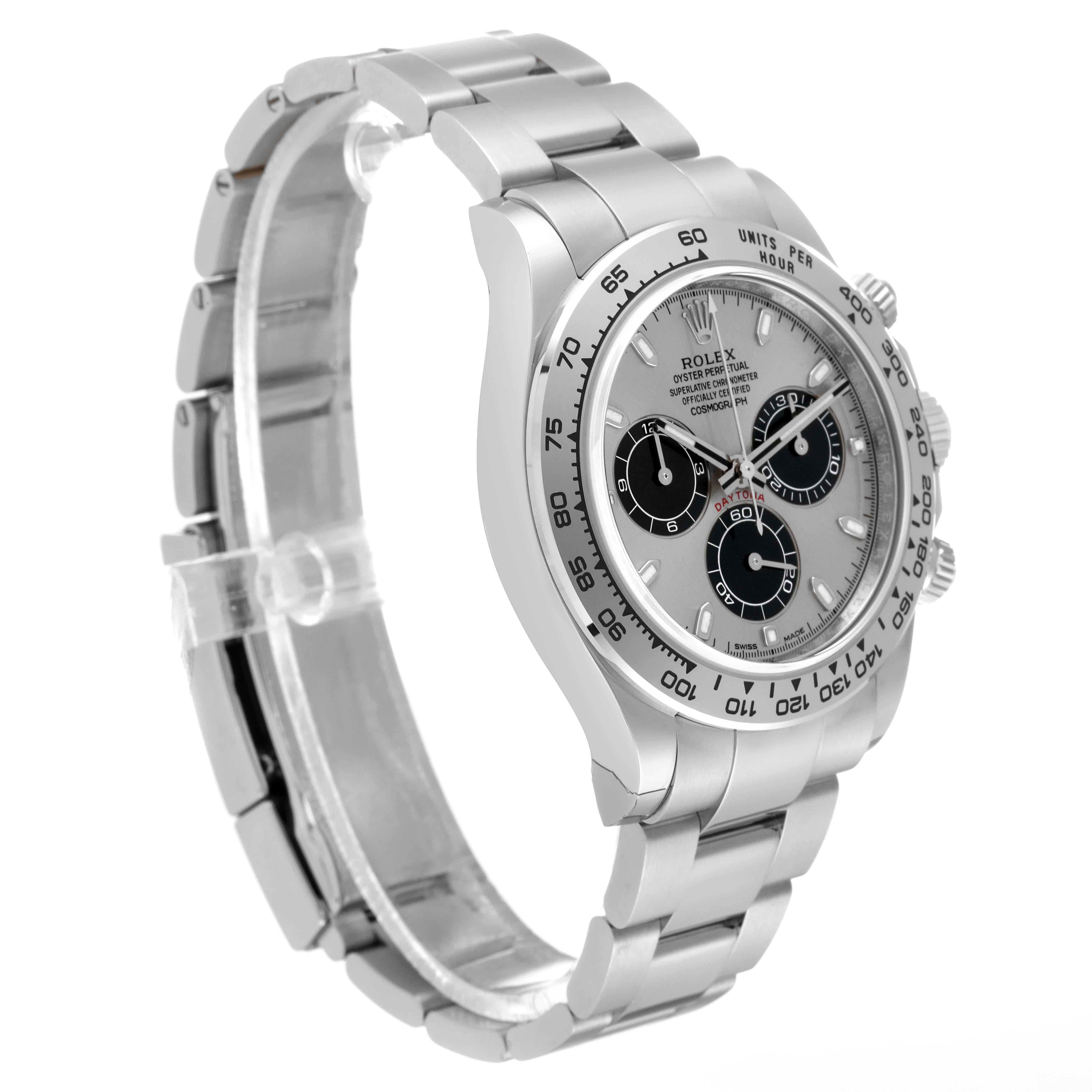 Rolex Daytona White Gold Silver Dial Mens Watch 116509 Unworn For Sale 5