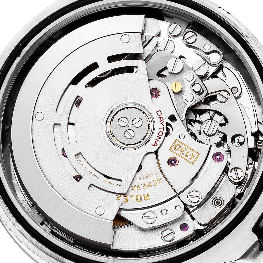 Rolex Daytona White Gold Silver Racing Dial Mens Watch 116509 1