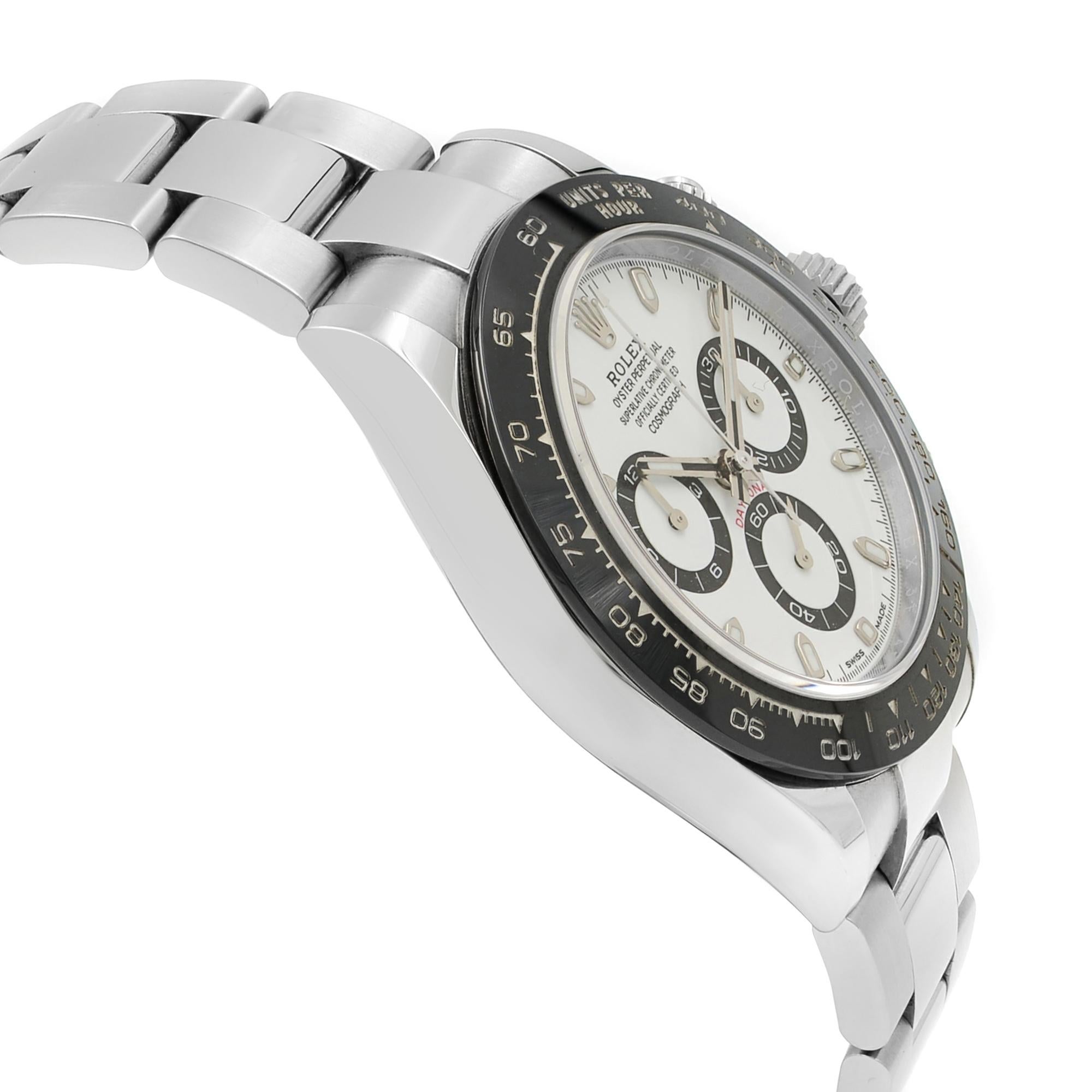 rolex daytona white ceramic