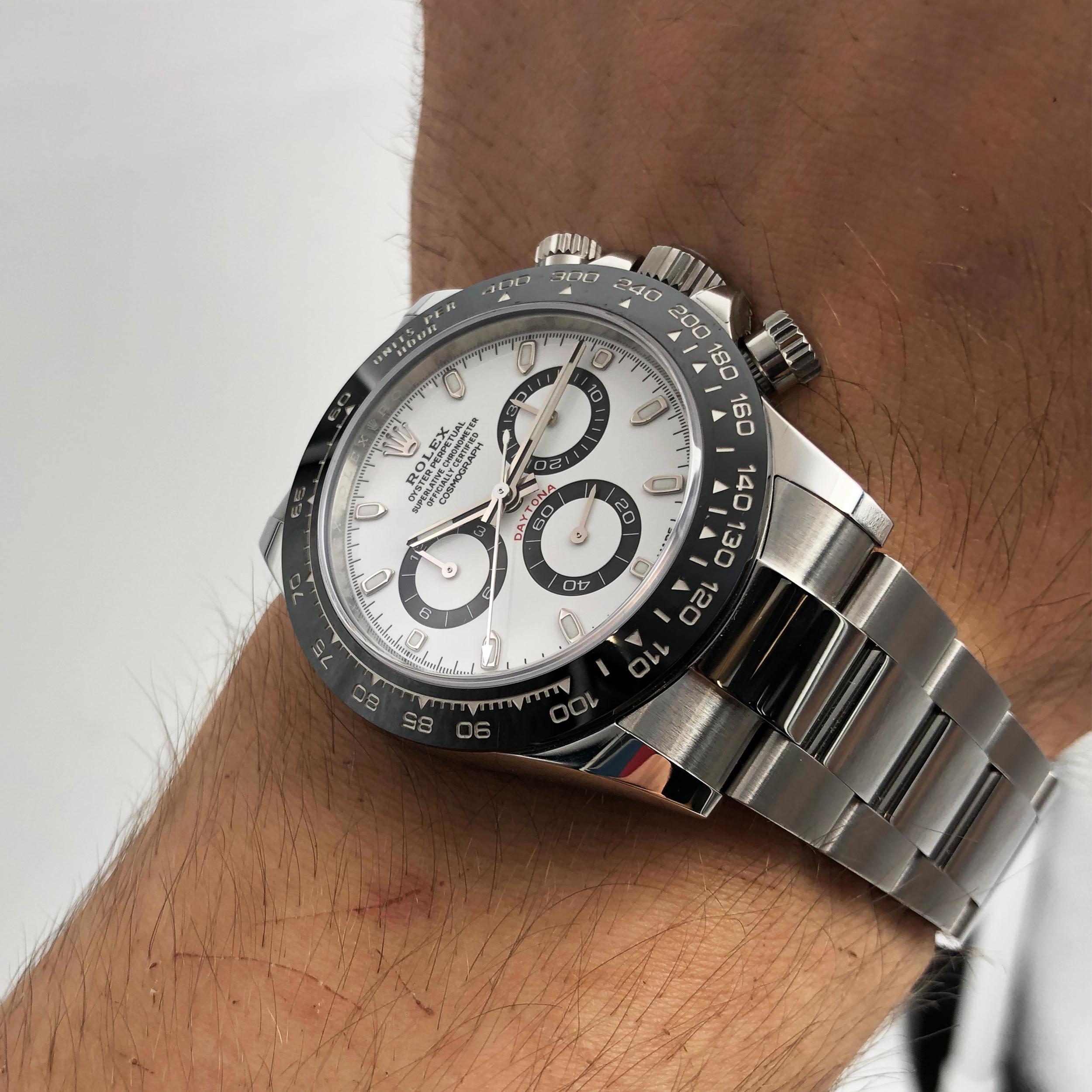 Rolex Daytona White Panda Dial Steel Ceramic Automatic Men's Watch 116500LN 1