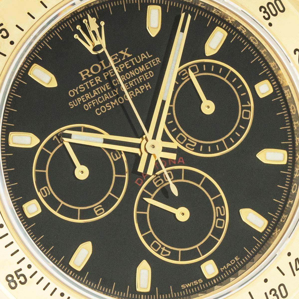 Rolex Daytona Yellow Gold 116528 In Excellent Condition For Sale In London, GB