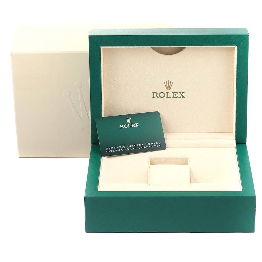Rolex Daytona Yellow Gold Ceramic Bezel MOP Diamond Dial Watch 116518 Unworn 2
