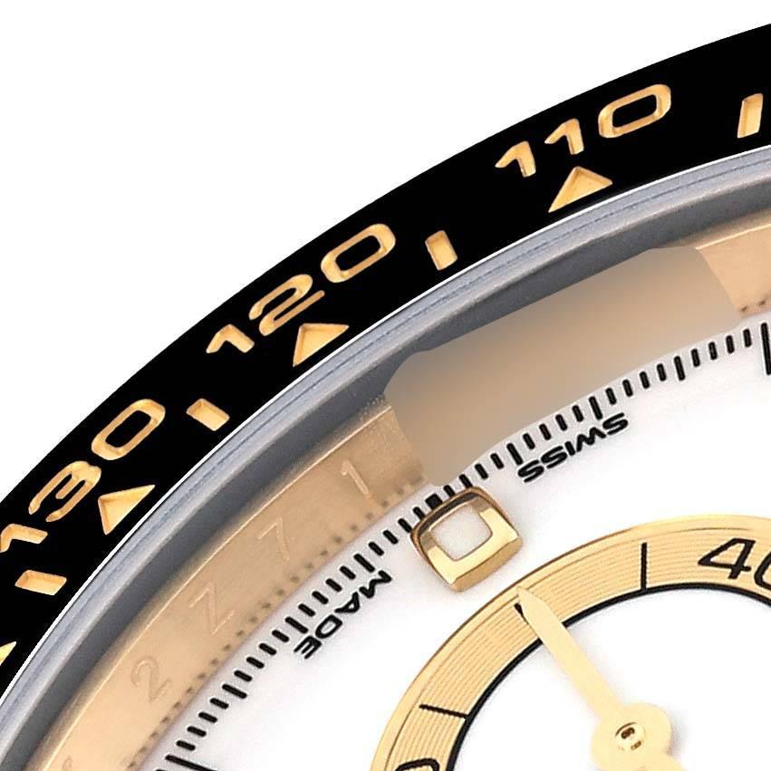 Rolex Daytona Gelbgold Uhr mit Keramik-Lünette und Gummiriemen 116518 Boxkarte im Zustand „Hervorragend“ im Angebot in Atlanta, GA