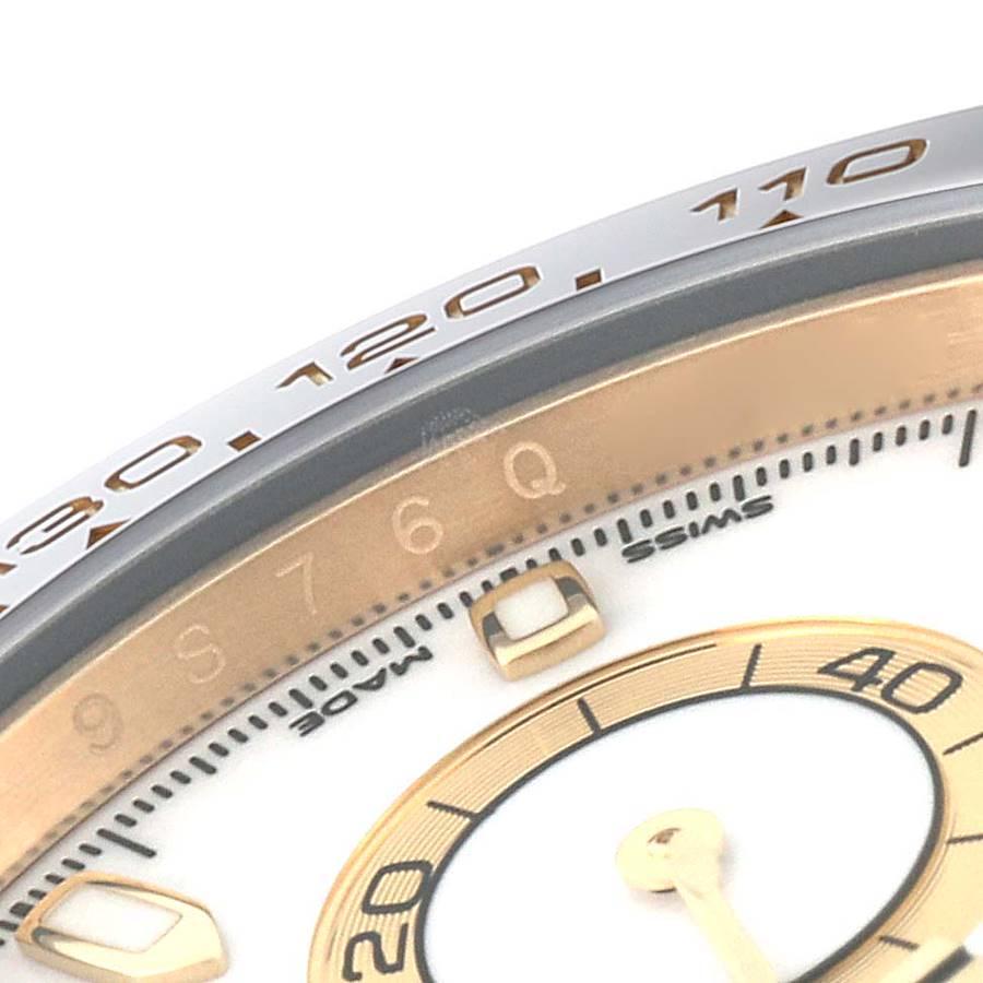 Rolex Daytona Yellow Gold Ceramic Bezel Rubber Strap Watch 116518 In Excellent Condition In Atlanta, GA