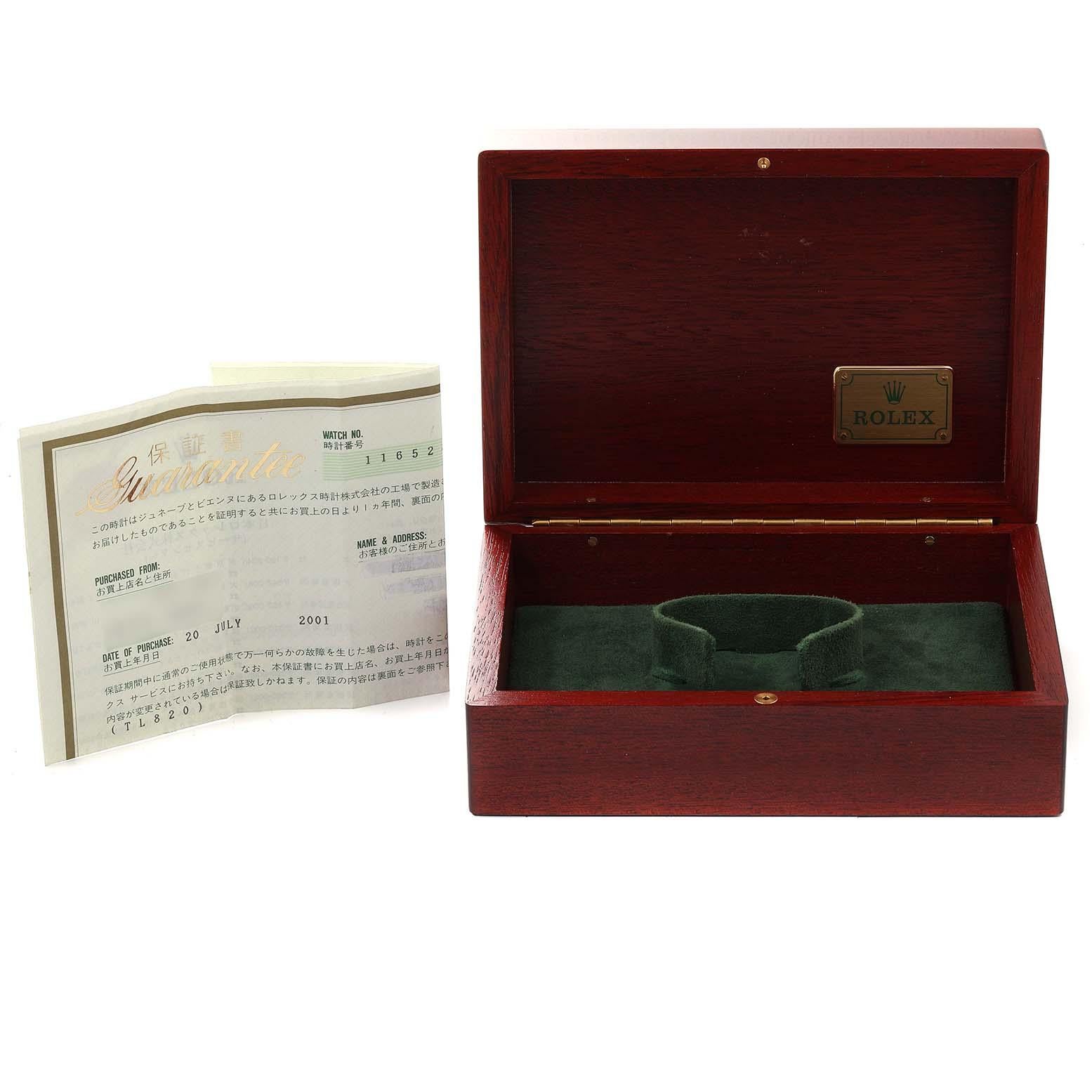 Rolex Daytona Gelbgold Champagner Zifferblatt Herrenuhr 116528 Box Papiere im Angebot 8