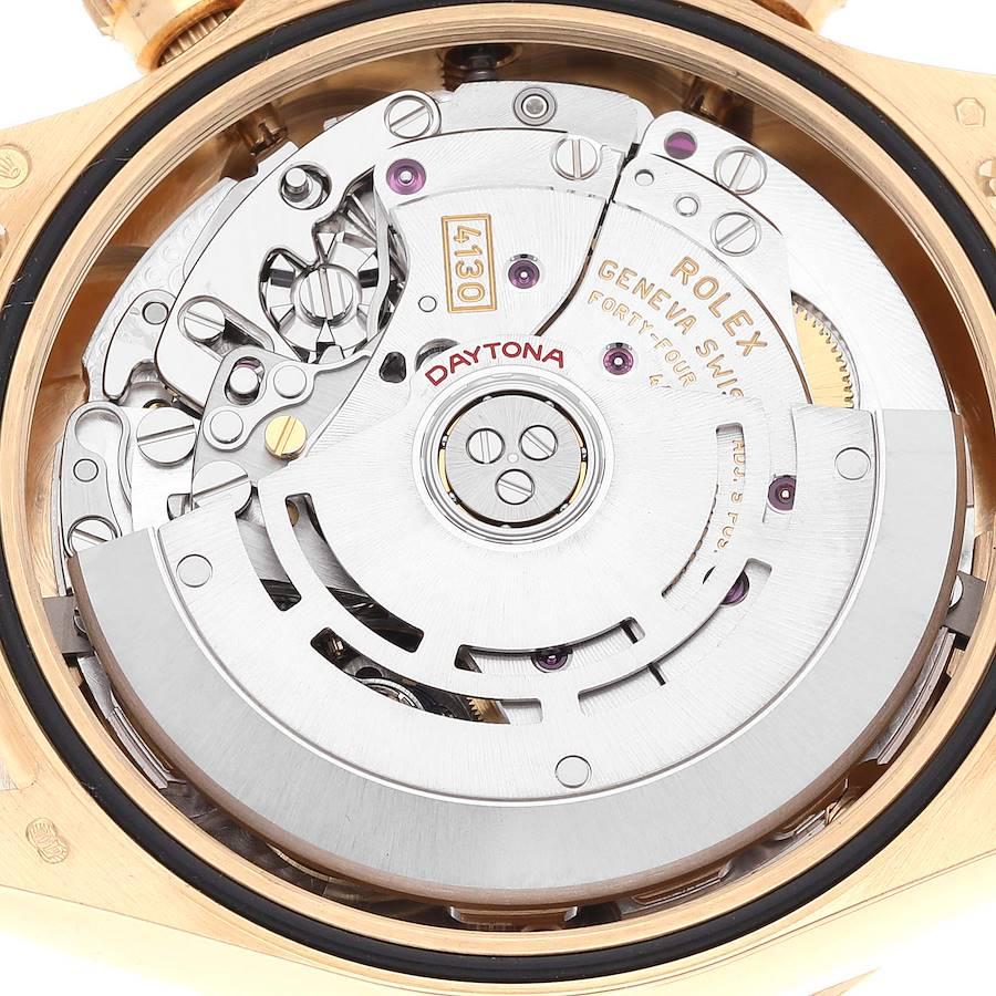Rolex Daytona Gelbgold Champagner-Diamant-Zifferblatt Herrenuhr 116508 im Angebot 5