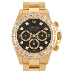 Rolex Daytona Yellow Gold Diamond Set Watch 16568