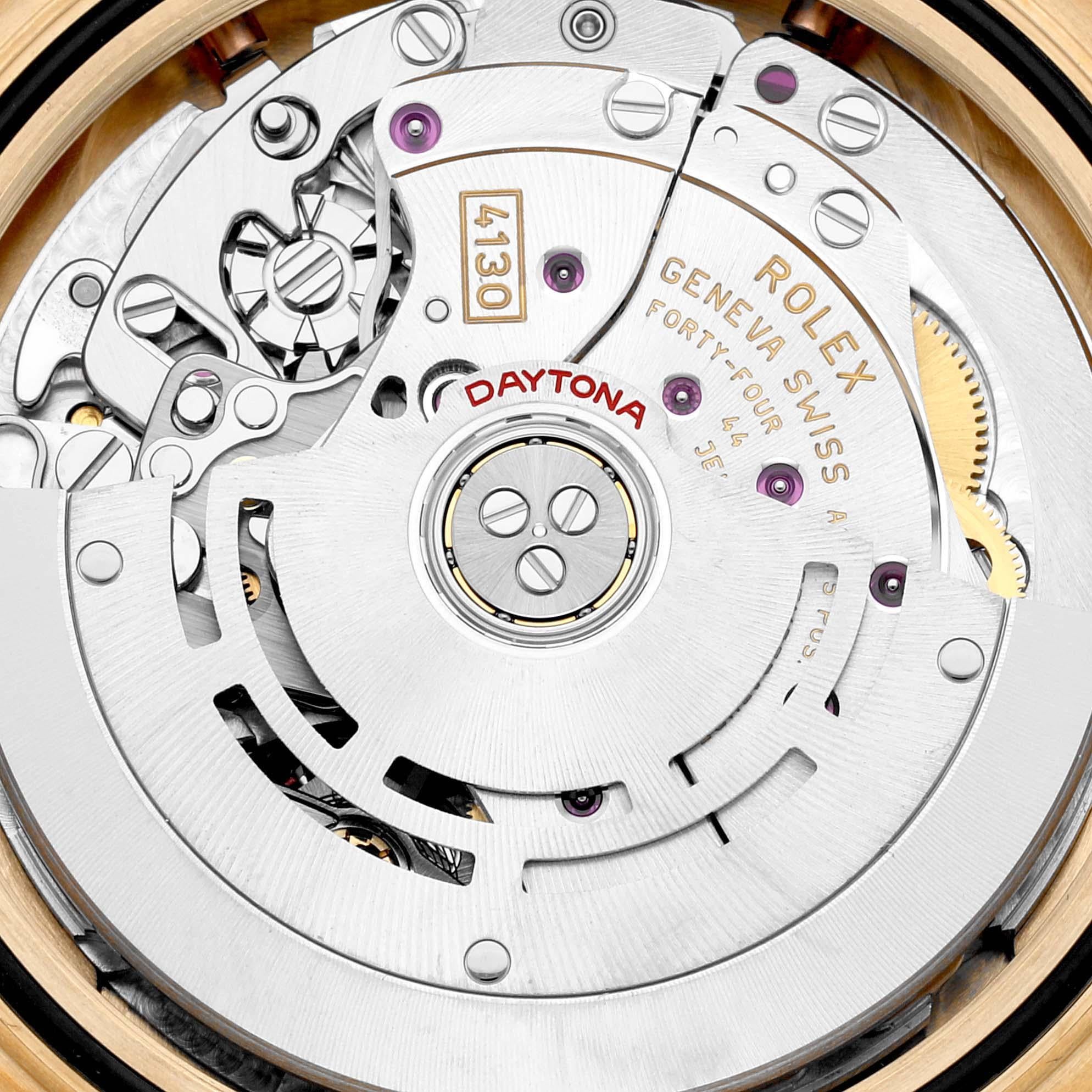 Rolex Daytona Gelbgold Perlmutt-Diamant-Zifferblatt Herrenuhr im Angebot 1
