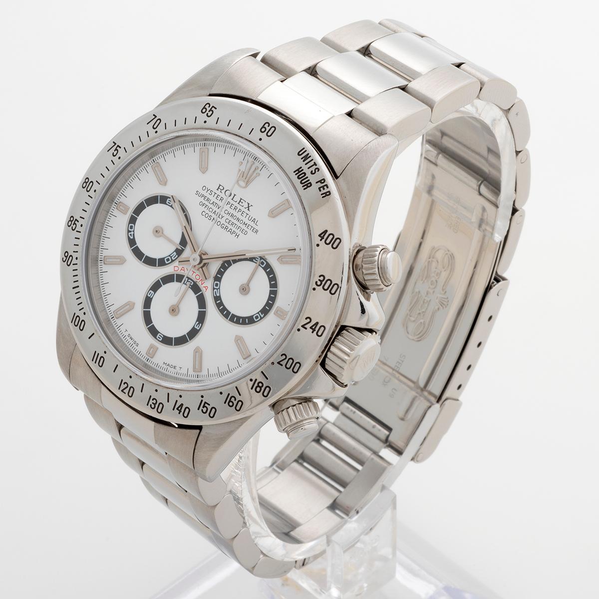 Rolex Daytona ( Zenith) 16520. Excellent Condition, Full Set, Collectors Piece. In Excellent Condition In Canterbury, England
