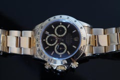 Rolex Daytona „Zenith“ 16528 – 18 Karat Gelbgold – schwarzes Zifferblatt mit „umgekehrter 6“ – 1991
