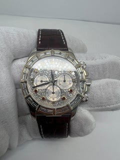 Rolex Daytona "Zenith" 18k White Gold Diamond Watch