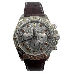 Rolex Daytona "Zenith" 18k White Gold Diamond Watch
