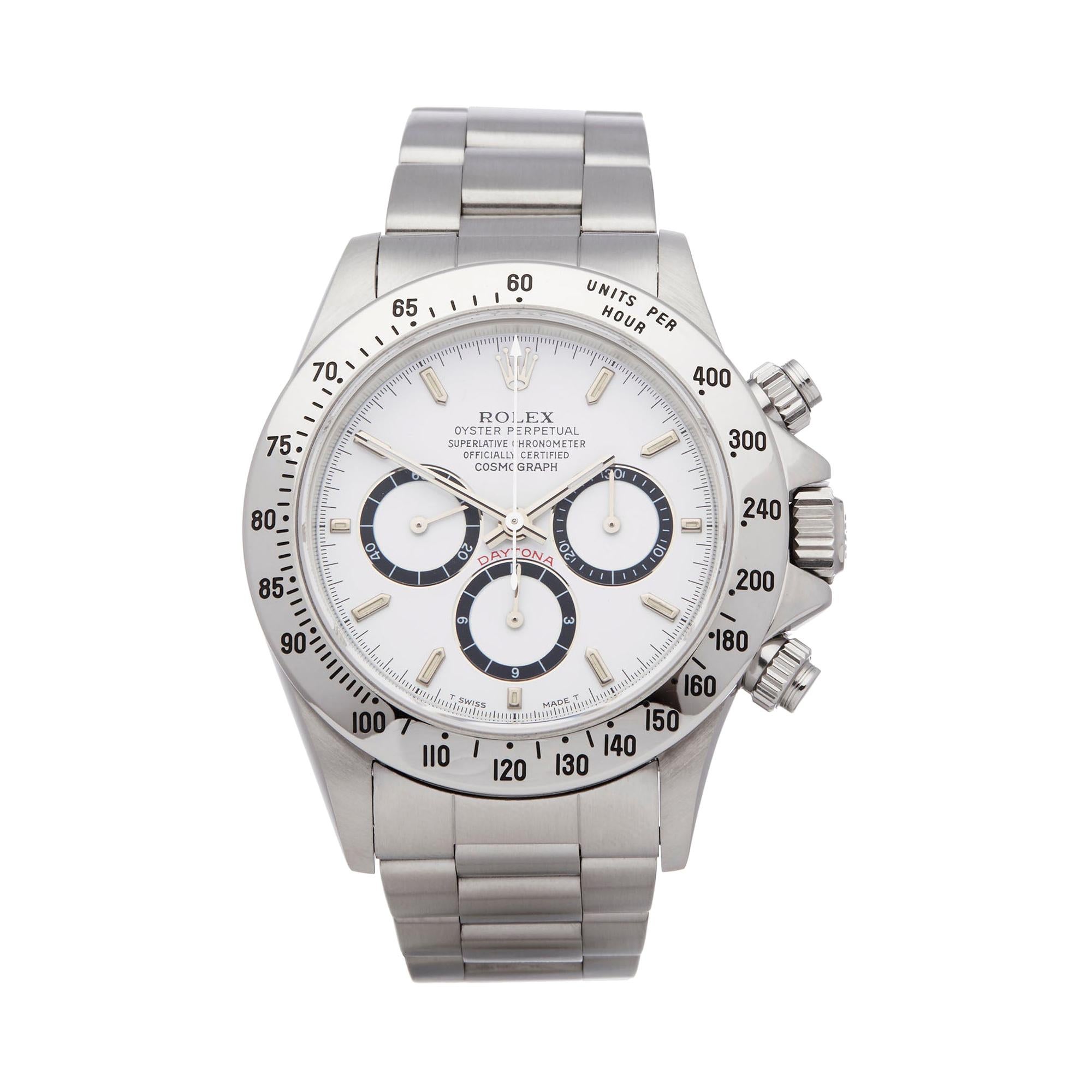 Rolex Daytona Zenith Inverted 6 Chronograph Stainless Steel 16520