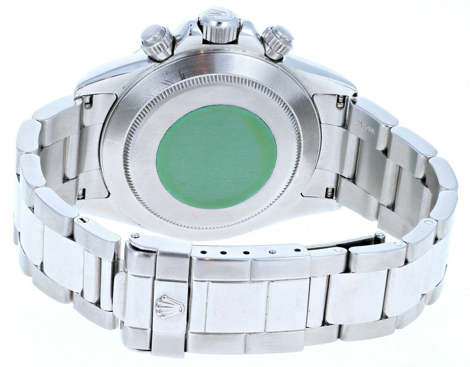 Rolex Daytona Zenith Movement 40mm Black Dial Watch 16520 Papers 