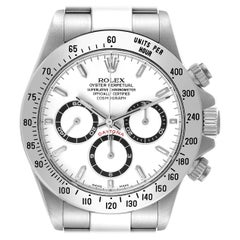 Rolex Daytona Zenith Movement Steel Mens Watch 16520 Box Papers