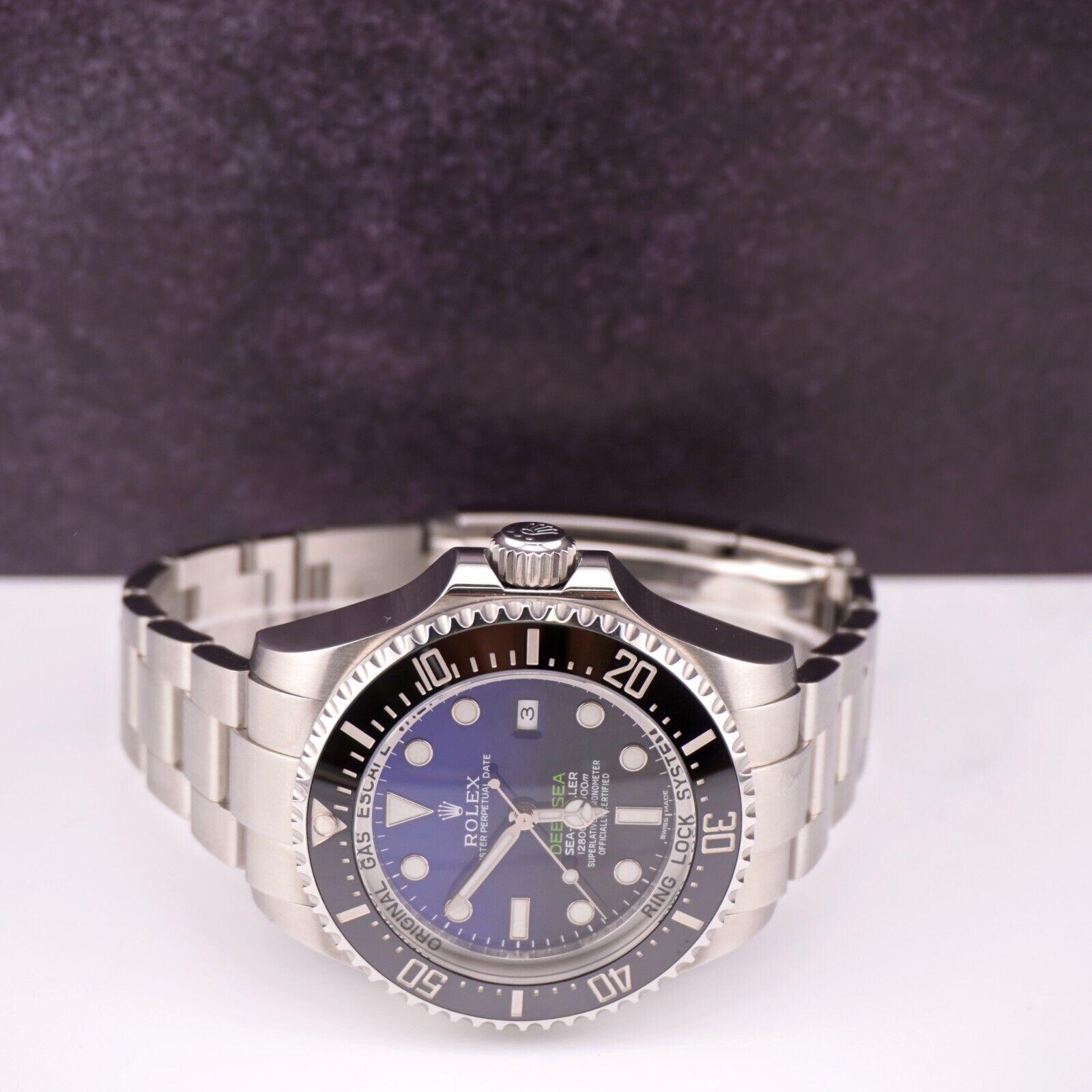 Rolex Deep Sea-Dweller Date 44mm 'James Cameron' Blue Steel Oyster Watch 116660 For Sale 3