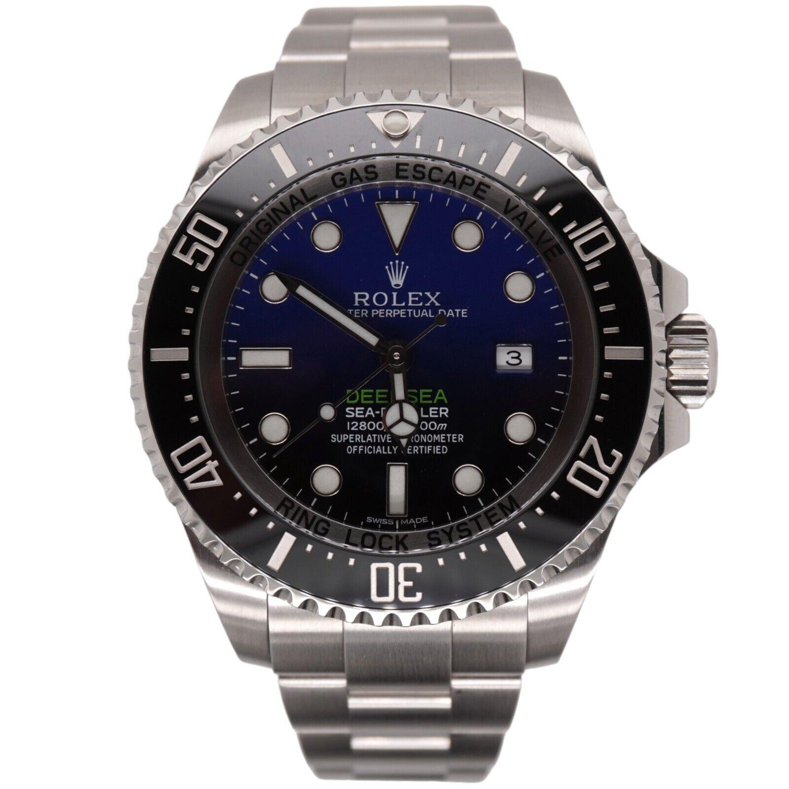 Rolex Deep Sea-Dweller Date 44mm 'James Cameron' Blue Steel Oyster Watch 116660 For Sale
