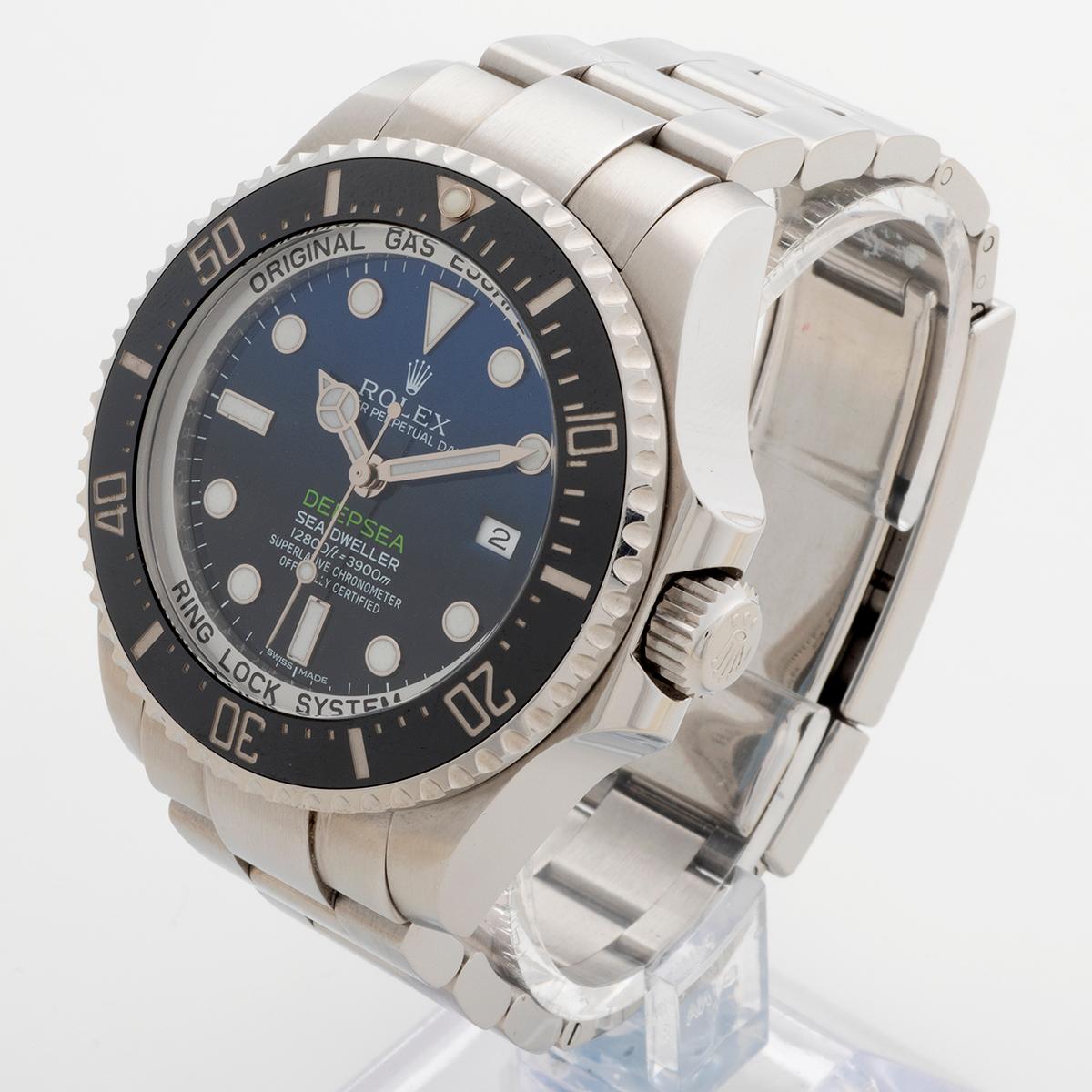 Women's or Men's Rolex Deepsea Aka 'Blue D' or 'James Cameron'. Ref 116660, Year 2015, B&P's...