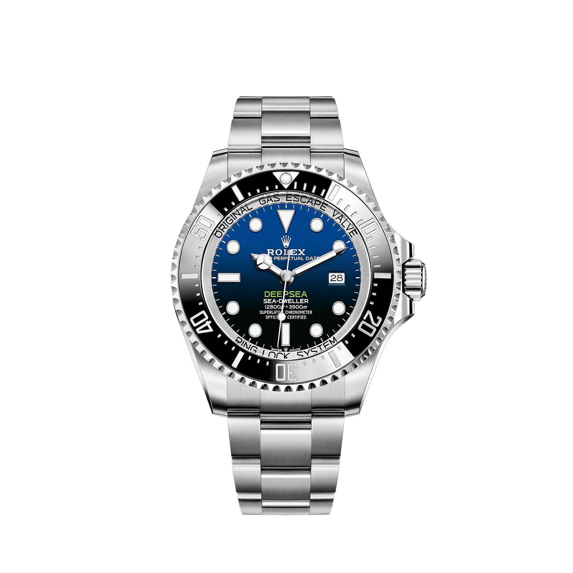 Rolex Deepsea Blue Dial Automatic Men's Stainless Steel Oyster Watch 126660-0002 In New Condition In Wilmington, DE