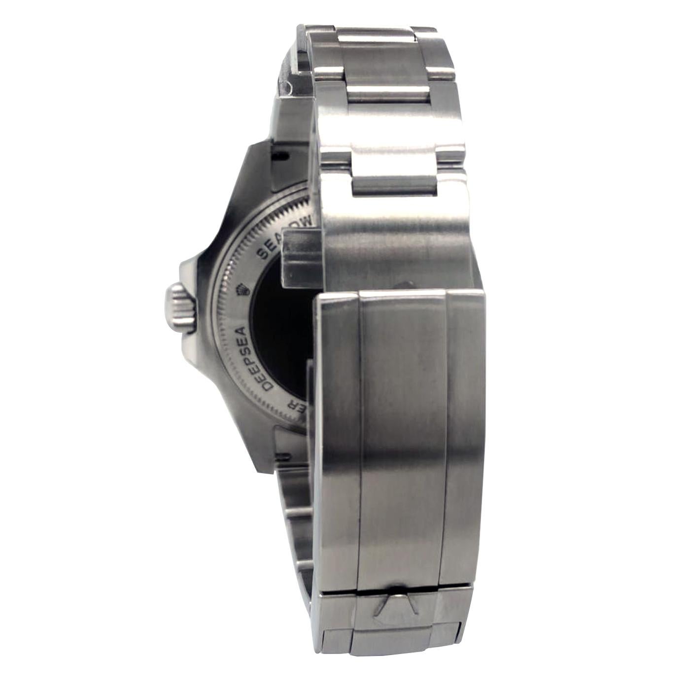 Modernist Rolex Deepsea Sea-Dweller 116660 Stainless Steel Black Ceramic Dial Watch