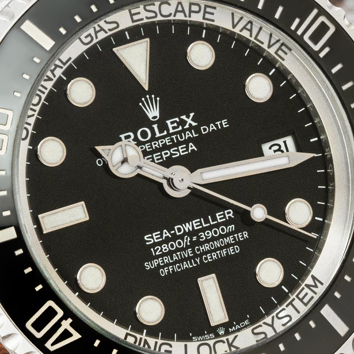 Rolex Deepsea Sea-Dweller Black Dial 136660 In New Condition In London, GB