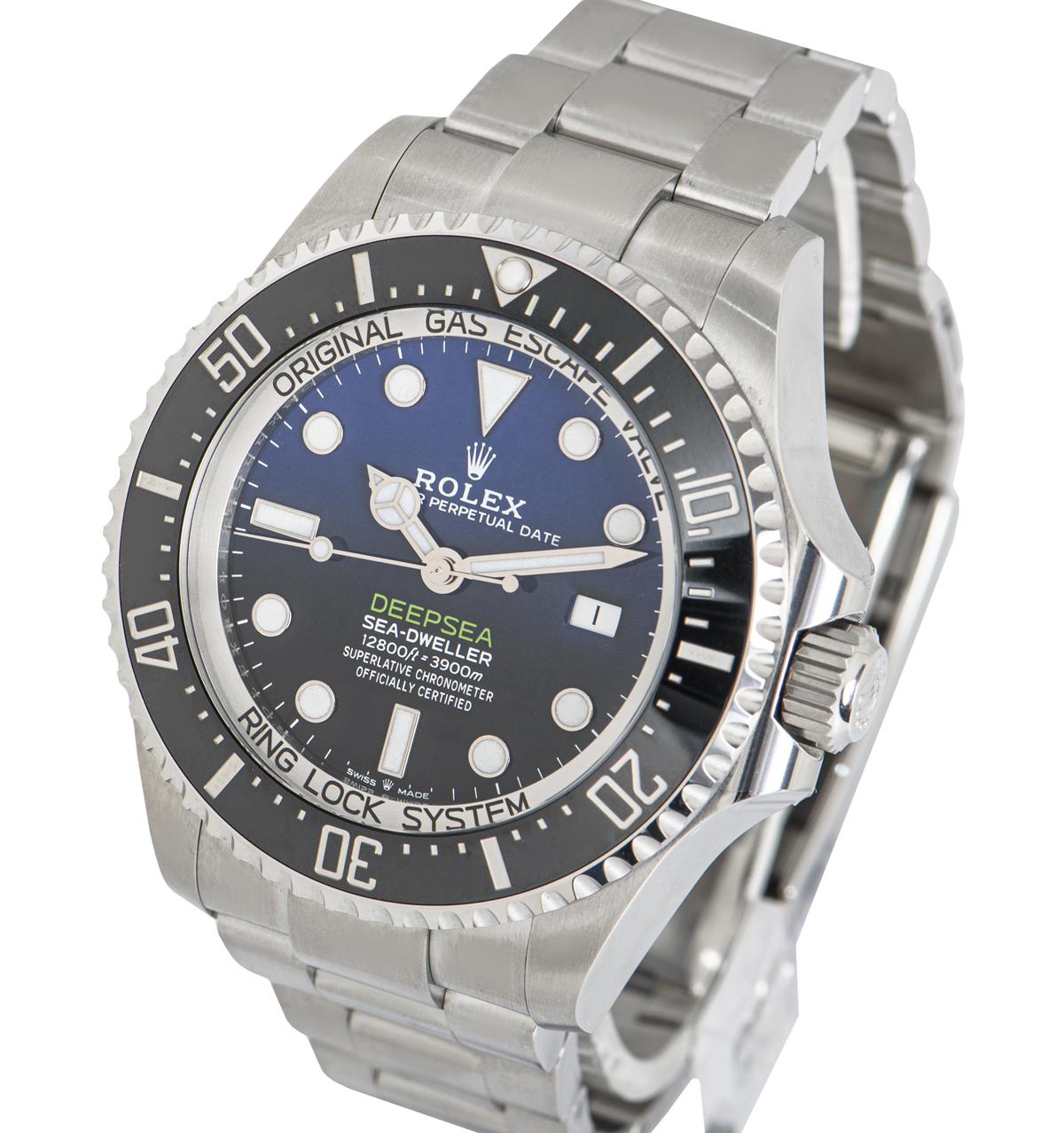 rolex deepsea blue