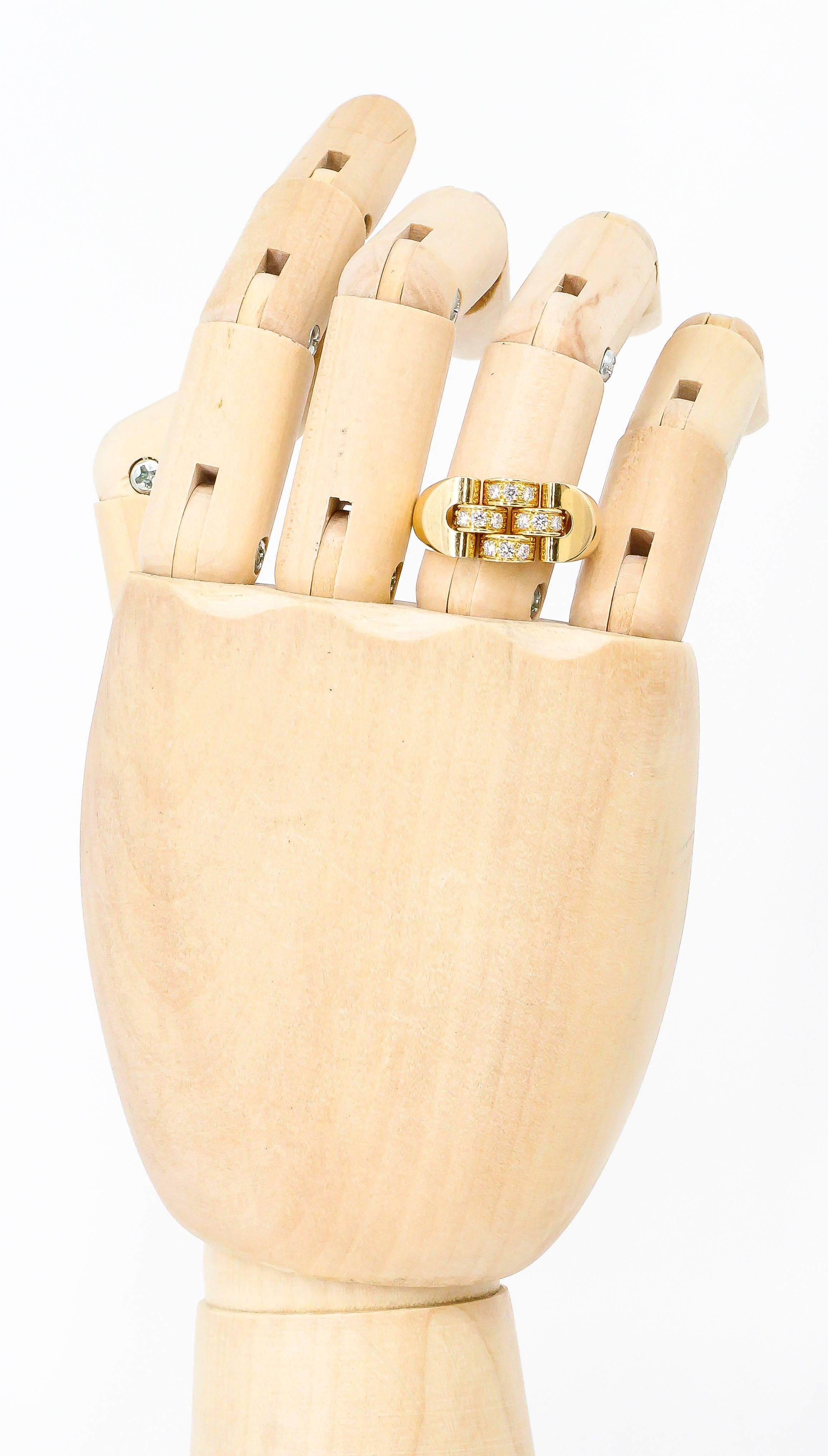 Rolex Diamond and Yellow Gold Ring In Excellent Condition In New York City, NY