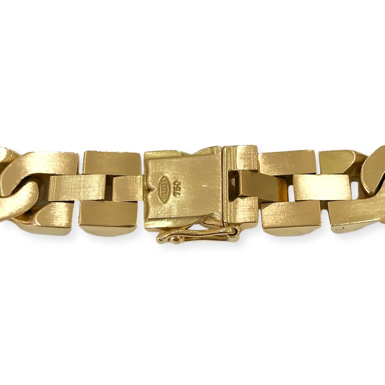 Rolex Diamond Link Collar Necklace 18 Karat Yellow Gold 5 Carat For