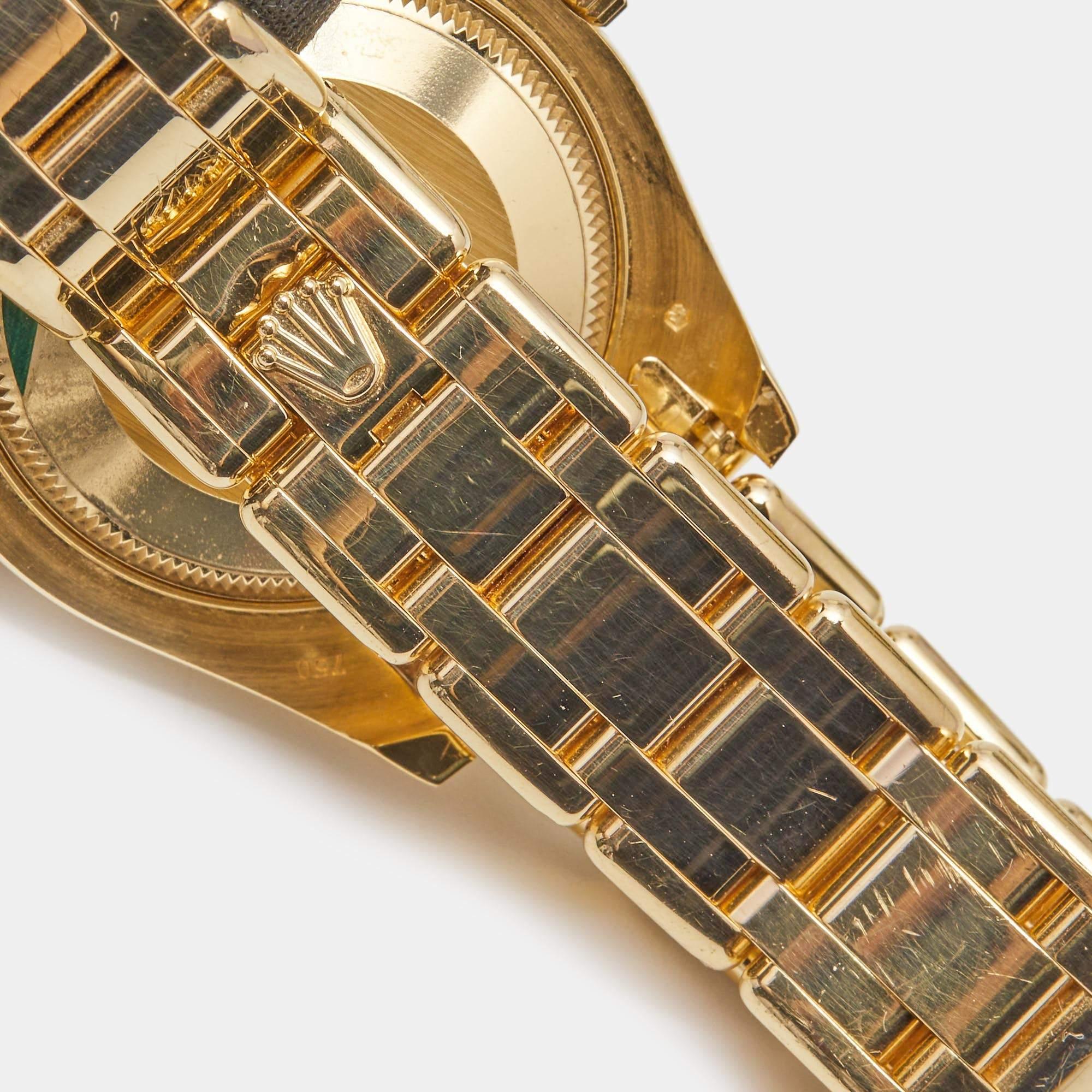 Rolex Diamond Pave 18K Yellow Gold Pearlmaster Datejust Women's Wristwatch 34 mm 2