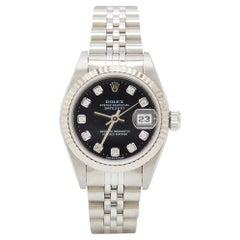 Rolex Diamonds 18K White Gold And Stainless Automatic Women's Wristwatch 26 mm