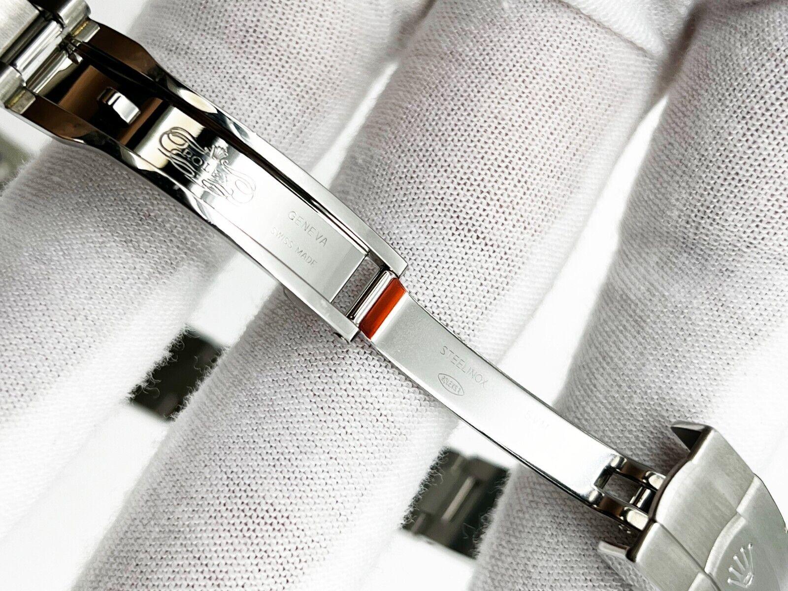 Rolex Dominos 176200 Damen Oyster Perpetual Stahl Box Papier voller Aufkleber 4