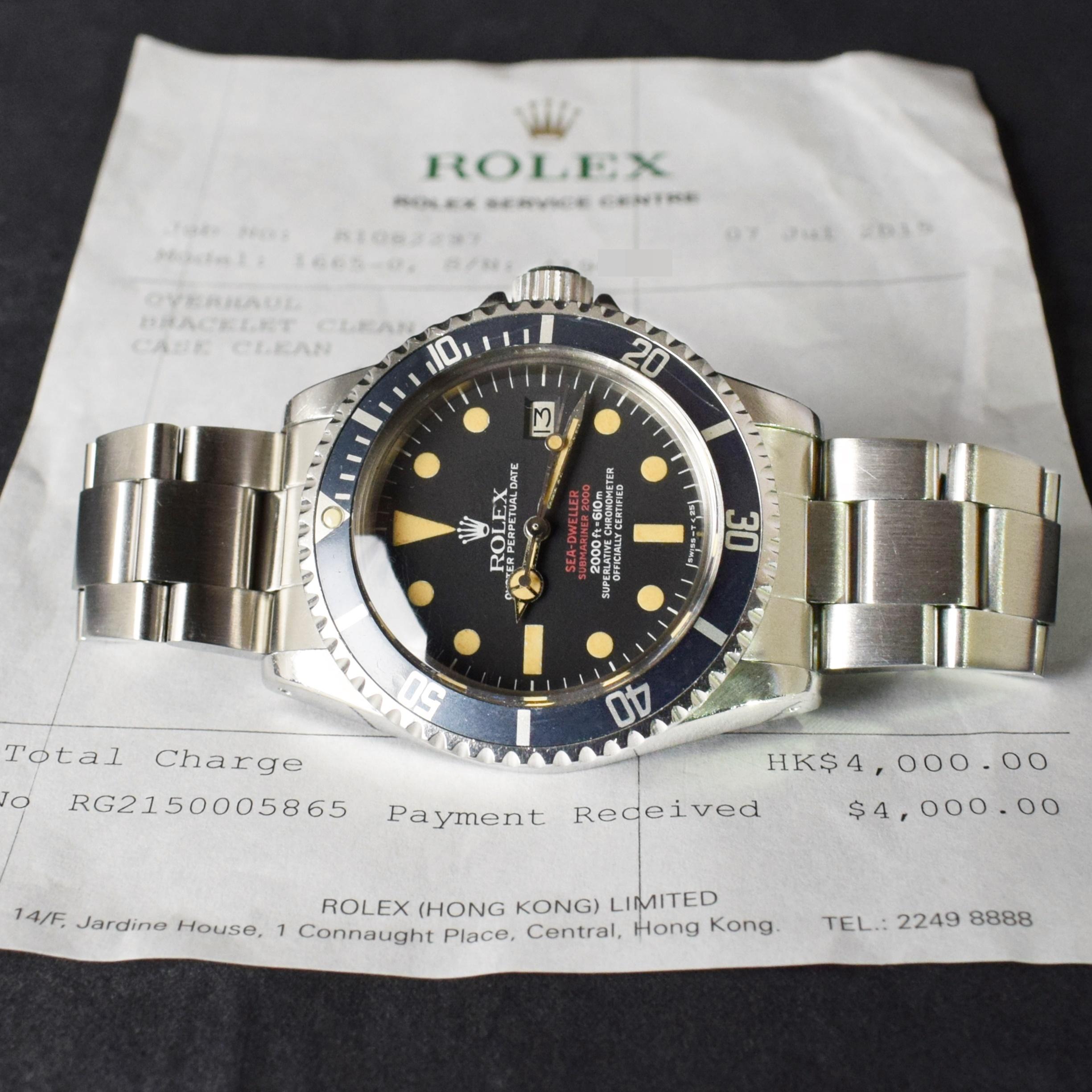 Brand: Vintage Rolex
Model: 1665
Year: 1974
Serial number: 41xxxxx
Reference: OT1472

Case: Show sign of wear super strong case with very slight polish from previous; inner case back stamped 1665 along with the full serials which matches with case