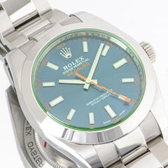 Rolex Electric Z-Blue Dial Milgauss 116400GV Watch Under Warranty