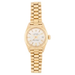ROLEX Estate 18k Lady Datejust Wristwatch