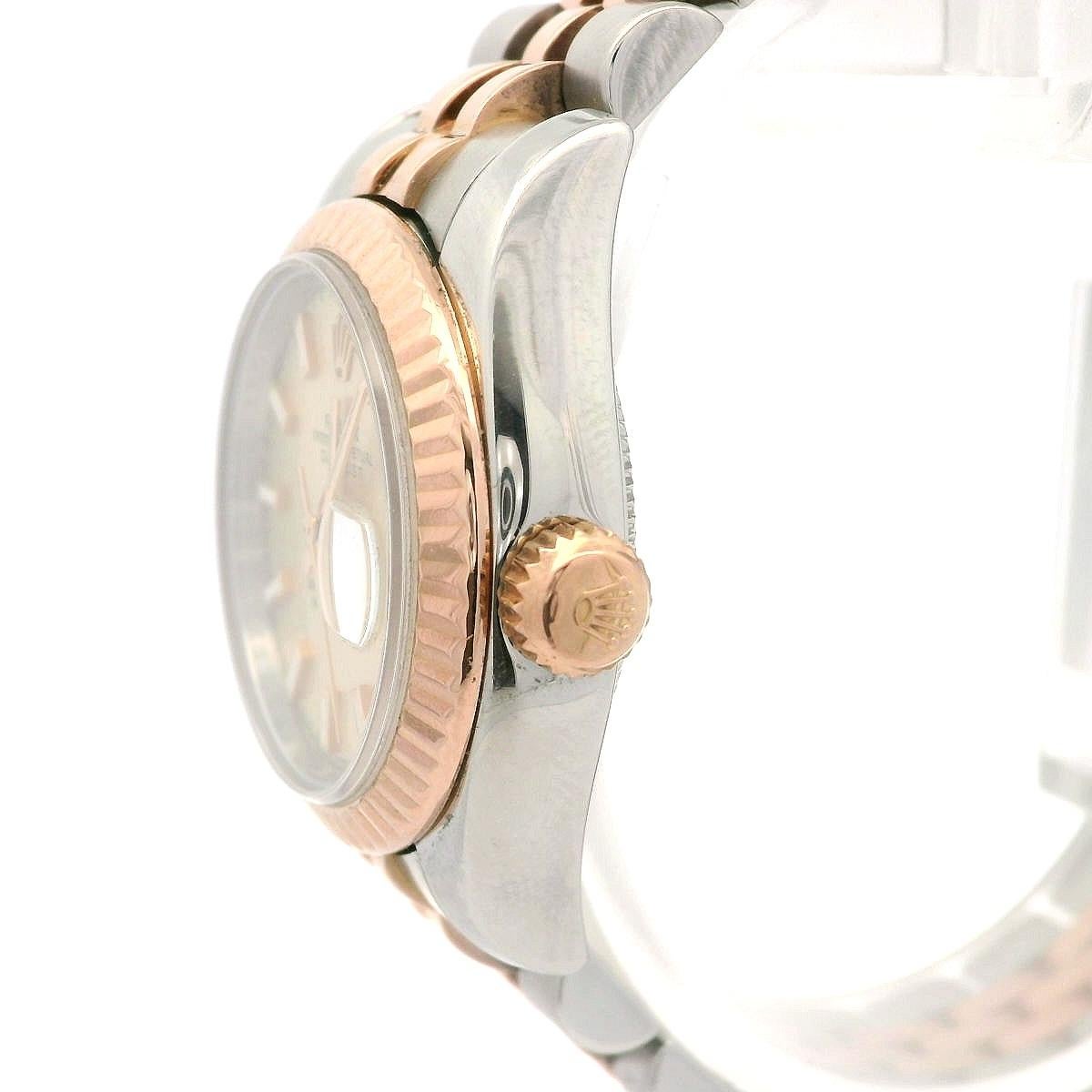 Rolex Everose Gold & Steel Lady Datejust 26mm Jubilee Bracelet Watch Ref. 179171 4