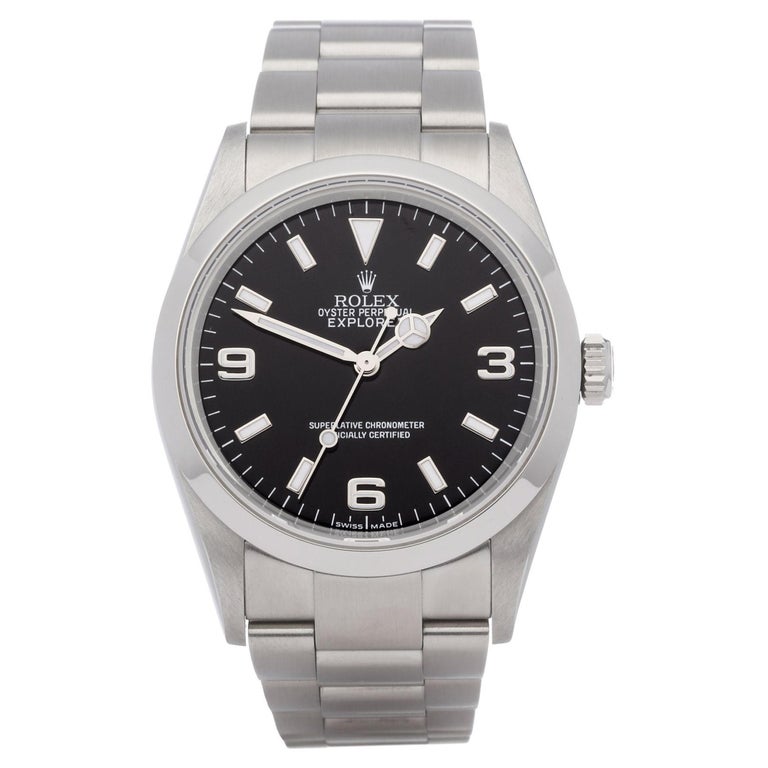 Rolex Explorer 0 114270 Men Stainless Steel 'Engraved Rehaut' Watch at  1stDibs | rehaut meaning, rehaut rolex meaning, rehaut watch meaning