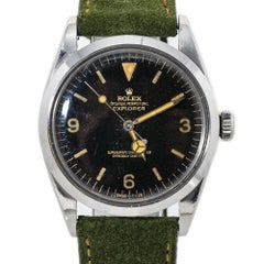 Rolex Explorer 1016 Tropical Gilt Dial Automatic Mens Watch